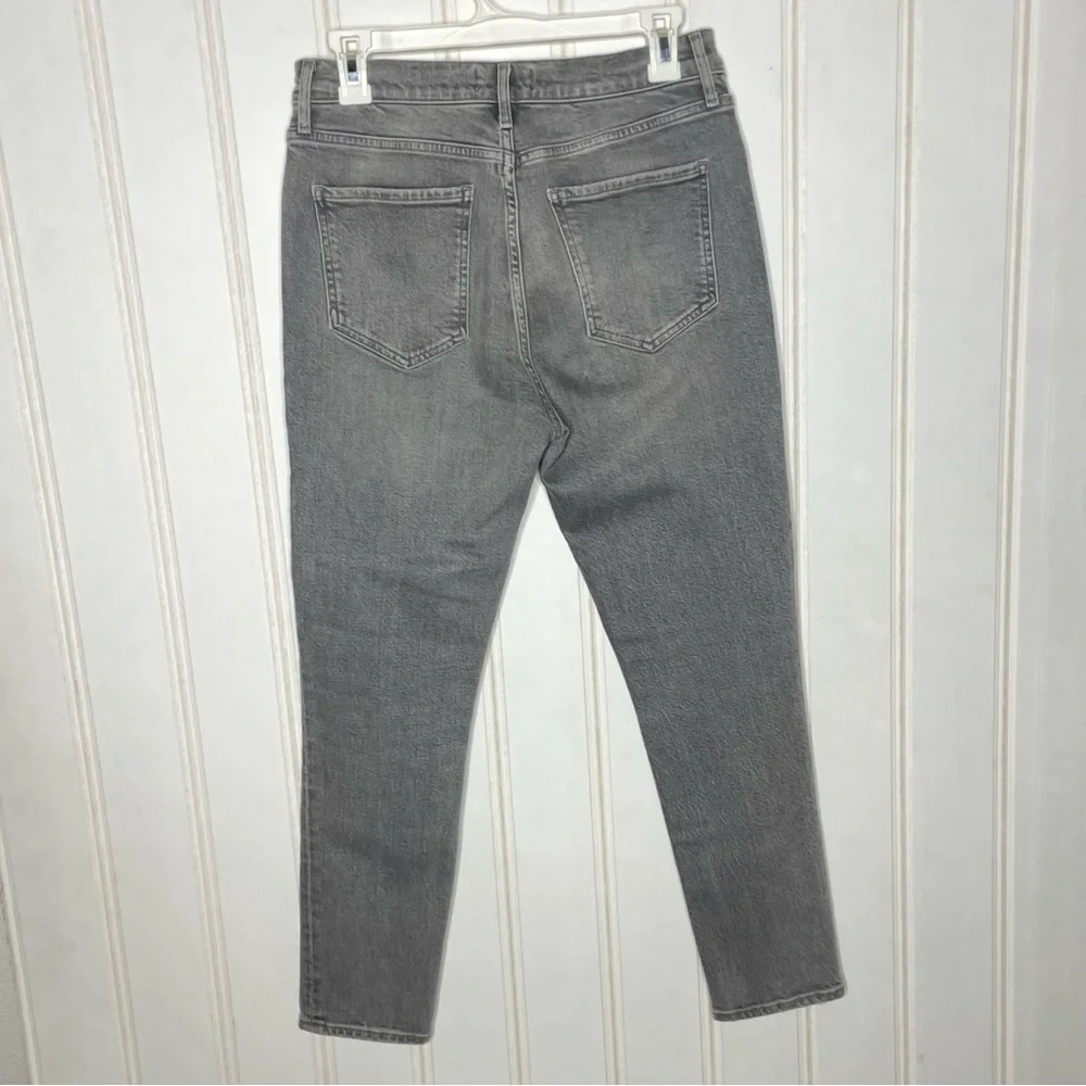 Agolde Nico High Rise Slim Jeans Grey Wash Denim Organic Cotton Ankle Women’s 28 - Picture 8 of 9